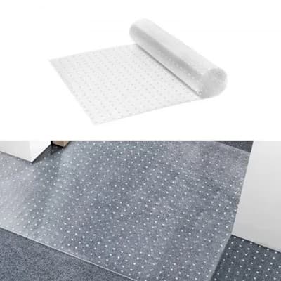 VEVOR Clear Plastic Carpet Protector Runner, 24 inches x 6 feet Transparent Viny
