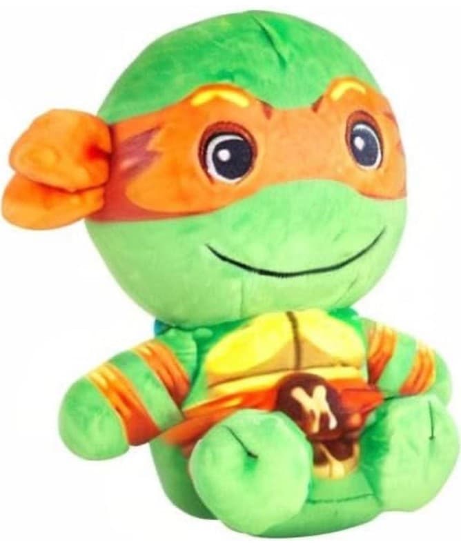 Club Mocchi-Mocchi Teenage Mutant Ninja Turtles Michelangelo Junior 6-Inch Plush - Thumbnail 5