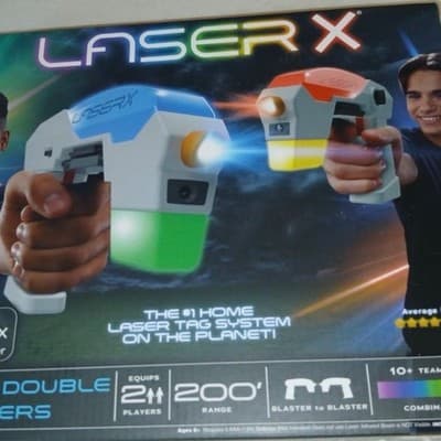 Laser X Micro Double Blasters 2-Player Laser Tag Set 200' Range Set - Thumbnail 2