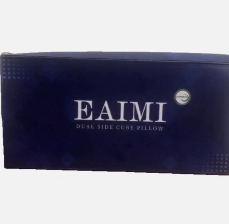 EAIMI Dual Side Cube Pillow Memory Foam for Side Sleepers Neck Pain Relief - Thumbnail 2