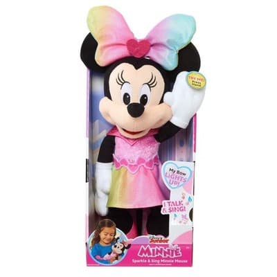 Disney Junior Sparkle & Sing Minnie Mouse Feature Plush - Thumbnail 7