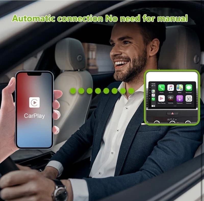 Wireless CarPlay Adapter for Factory Wired CarPlay Cars, 5.8GHz WiFi Dongle - Thumbnail 4