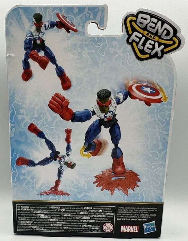 Hasbro Marvel Avengers Bend and Flex Captain America Action Figure - Thumbnail 4
