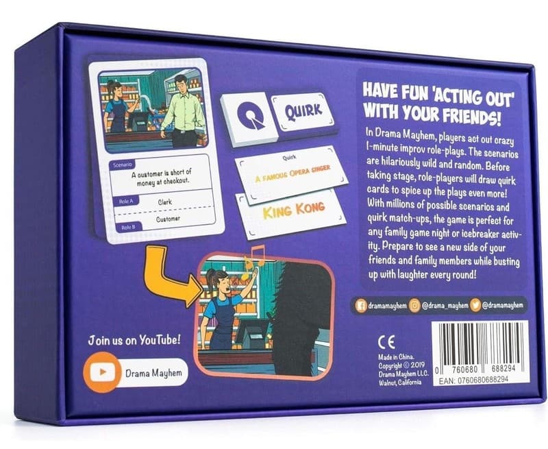 Drama Mayhem A Wild Scenario Role-Play Game for Family & Groups - Thumbnail 3
