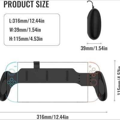 Comfort Handheld Grip for Nintendo Switch, OLED, and Switch 2 - Thumbnail 5