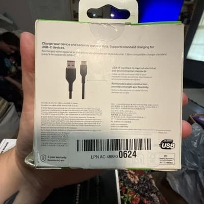 Belkin BoostCharge USB-A to USB-C Cable 3.3FT - Thumbnail 2