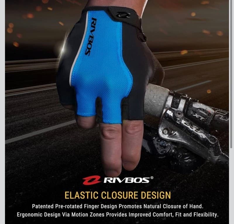 RIVBOS Cycling Gloves - High Performance Gear for Biking & Outdoor - Thumbnail 3