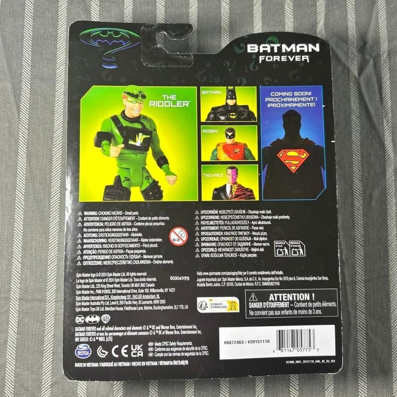 Spin Master DC Retro Collection Batman Forever The Riddler Action Figure - Thumbnail 3