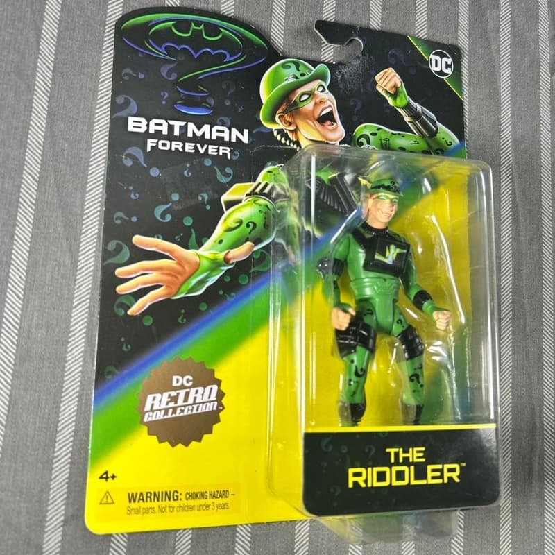 Spin Master DC Retro Collection Batman Forever The Riddler Action Figure - Thumbnail 2