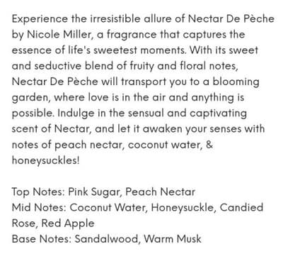 NICOLE MILLER NECTAR DE PECHE EAU DE PARFUM 0.34 OZ TRAVEL SPRAY FREE SHIPPING - Thumbnail 2