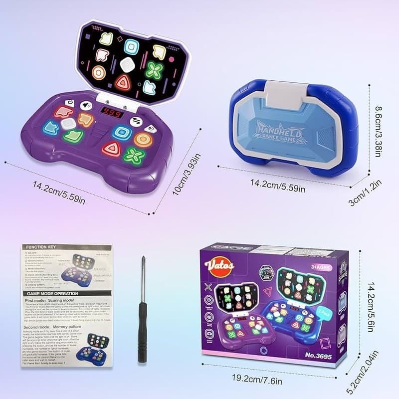 Vatos Handheld Dance Game Electronic Memory Toy No. 3695 - Thumbnail 5