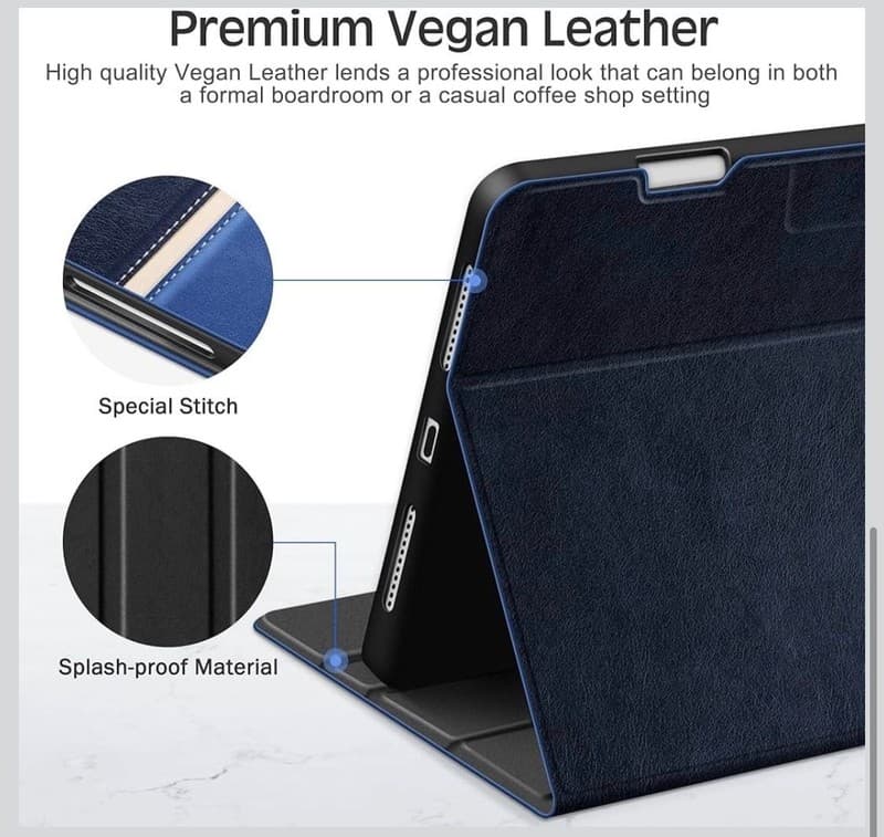 KingBlanc Vegan Leather Case for iPad Pro 11-inch (M4/M5) 2024/2025 - Thumbnail 9