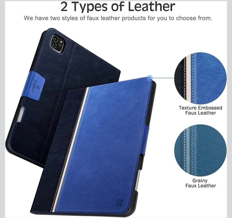 KingBlanc Vegan Leather Case for iPad Pro 11-inch (M4/M5) 2024/2025 - Thumbnail 8