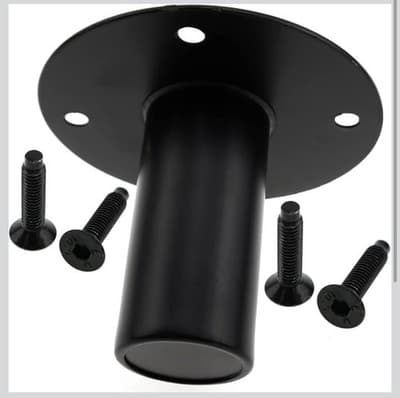 Speaker Mount Stand Top Bracket 4.21"×3.15" Speaker Cabinet Pole Mount Speaker S - Thumbnail 2