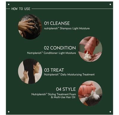 Aveda Nutriplenish Conditioner LIGHT Moisture 1.7 oz ~ 50 ml Hydrating - Thumbnail 5