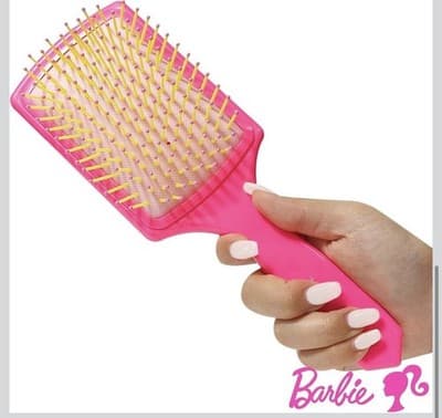Barbie Kids Hair Brush & Spa Headband Set for Girls - Fun Grooming Kit for - Thumbnail 4