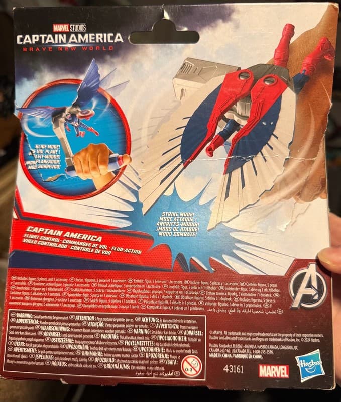 Marvel Epic Hero Series Captain America: Brave New World Flight Control Figure - Thumbnail 4