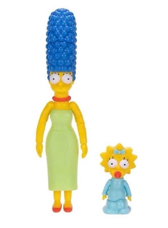 The Simpsons Jakks Pacific Marge & Maggie Action Figure 2-Pack - Thumbnail 3