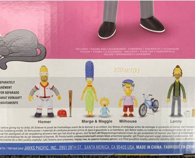The Simpsons Jakks Pacific Lenny Action Figure New In Box - Thumbnail 4