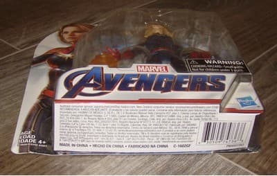 Marvel AVENGERS Endgame CAPTAIN MARVEL Figure, Hasbro 2018 - Thumbnail 4