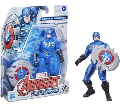 Hasbro Marvel Avengers Mech Strike - Captain America 6in. Action Figure New - Thumbnail 2