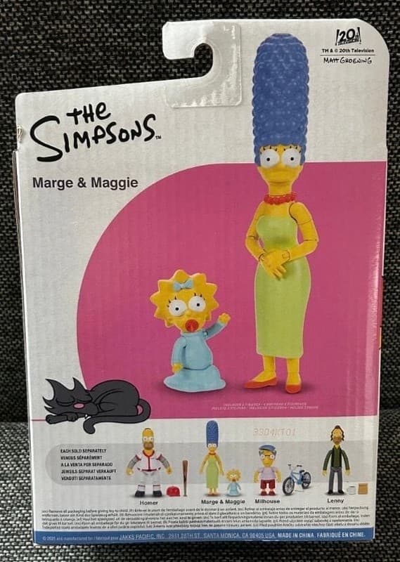 The Simpsons Jakks Pacific Marge & Maggie Action Figure 2-Pack - Thumbnail 4