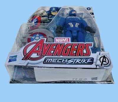 Hasbro Marvel Avengers Mech Strike - Captain America 6in. Action Figure New - Thumbnail 4
