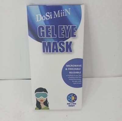 Gel Eye MASK Heat & Cold Therapy Microwavable NIB