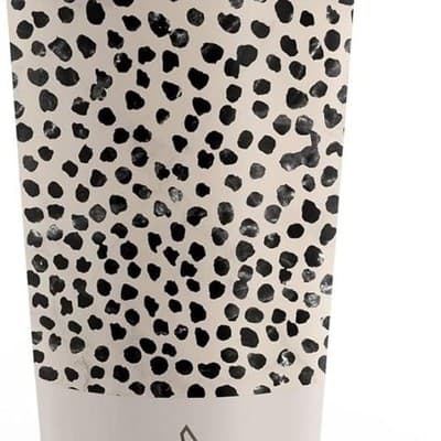 Burga 16oz Double-Walled Stainless Steel Travel Mug - Dalmatian Print - Thumbnail 2