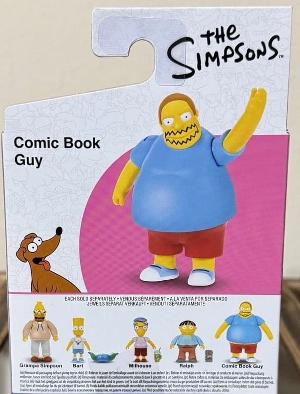Jakks Pacific The Simpsons Comic Book Guy Action Figure - Thumbnail 3