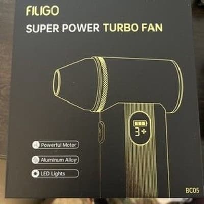 Filigo BC05 Super Power Turbo Fan Portable Electric Air Duster