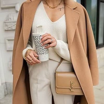 Burga 16oz Double-Walled Stainless Steel Travel Mug - Dalmatian Print - Thumbnail 4