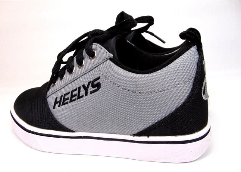 Heelys Youth Pro 20 Black and Gray Canvas Skate Shoes Size YTH 1 - Thumbnail 6