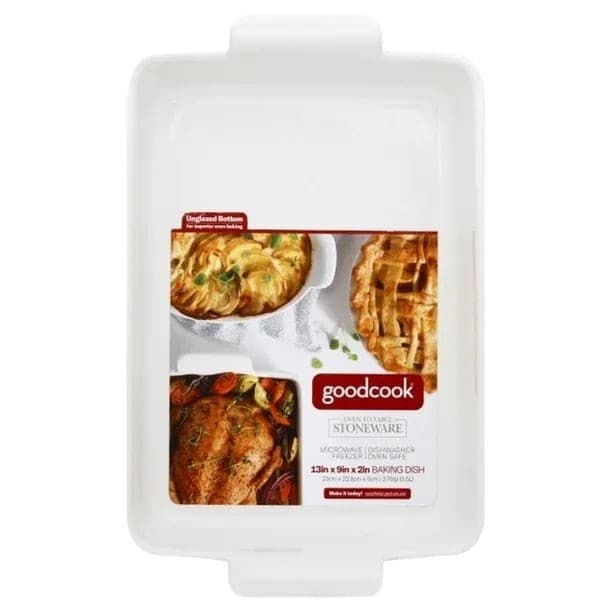 GoodCook Oven-to-Table Stoneware 13in x 9in x 2in Baking Dish