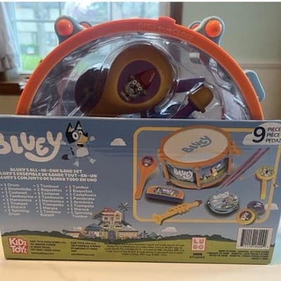 Kidz Toyz Bluey All-In-One 9-Piece Musical Band Set - Thumbnail 3
