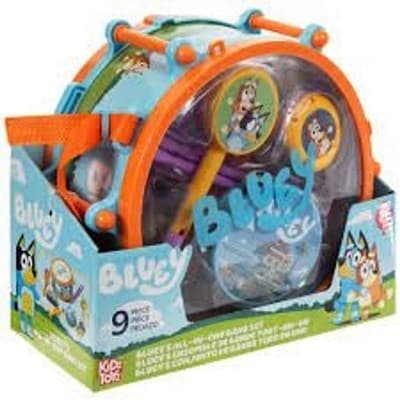 Kidz Toyz Bluey All-In-One 9-Piece Musical Band Set