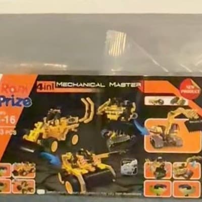 Rani Prize 4-in-1 Mechanical Master Building Toy Set 603 Pieces