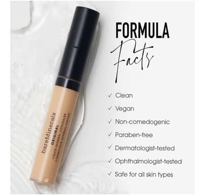 BareMinerals ~ Original Liquid Mineral Concealer ~ FAIR 1N ~ Full Size / 0.20 oz - Thumbnail 6