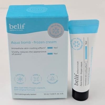 belif Aqua Bomb Frozen Cream Cooling Moisturizer 10ml / 0.33 fl oz - Thumbnail 2