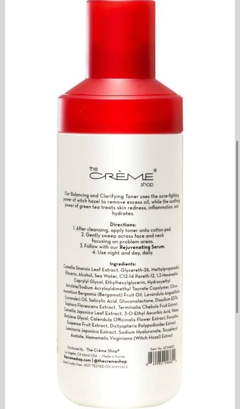The Crème Shop What Acne? Balancing and Clarifying Toner 160ml / 5.41 fl. oz. - Thumbnail 2