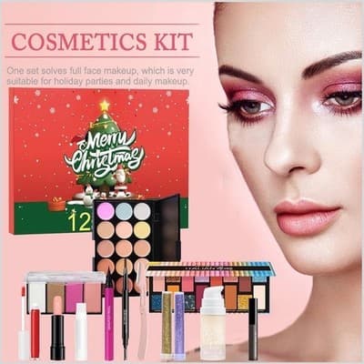 POPFEEL Christmas Makeup 12-Piece Advent Calendar Gift Set - Thumbnail 3