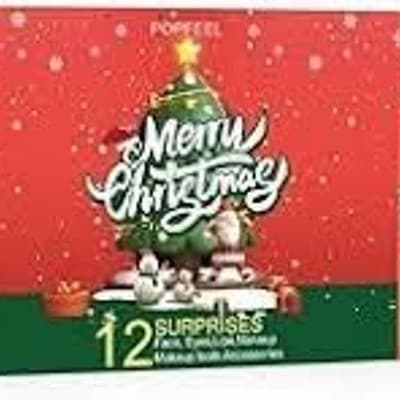 POPFEEL Christmas Makeup 12-Piece Advent Calendar Gift Set - Thumbnail 2