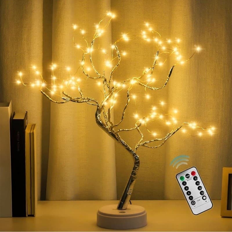 20in Decorative LED Fairy Spirit Tree Lamp with Remote Control - Thumbnail 2