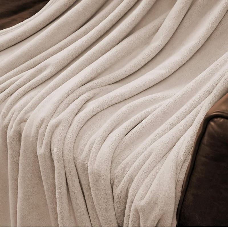 Northwest Ashford Home Cozy Twin (60" x 80"), Moonlight Taupe - Thumbnail 10