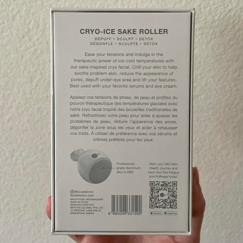 Skin Inc Cryo-Ice Sake Roller - Thumbnail 4