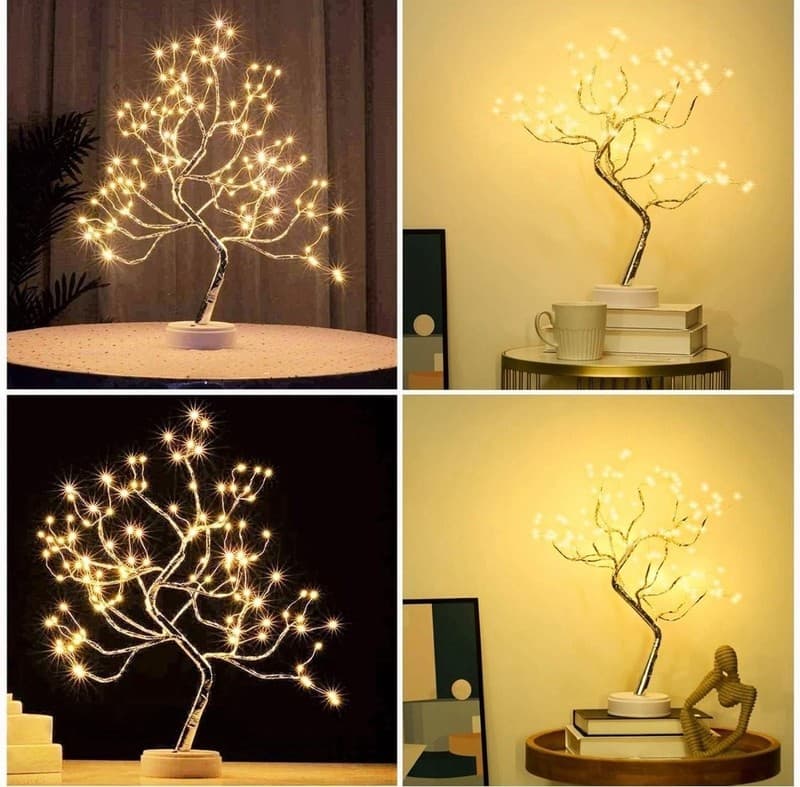 20in Decorative LED Fairy Spirit Tree Lamp with Remote Control - Thumbnail 6