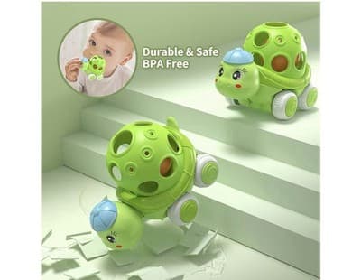 🎁 Baby Push-N-Go Rattle Cars (4-Pack) – Perfect for 6 Months to 3 Years! 🚗✨ - Thumbnail 6