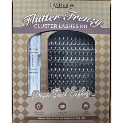LASHVIEW Flutter Frenzy Cluster Lashes Kit Mega Pack