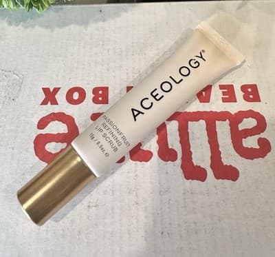 ACEOLOGY Passionfruit Refining Lip Scrub 15g Full Size NEW Sealed