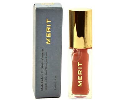 MERIT Shade Slick Gelée Sheer Tinted Lip Oil – Jeté (0.23 fl oz) – NEW in Box - Thumbnail 2